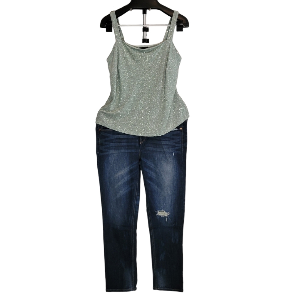 ONYX Nite Shimmery Mint Top